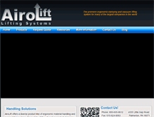 Tablet Screenshot of airolift.com